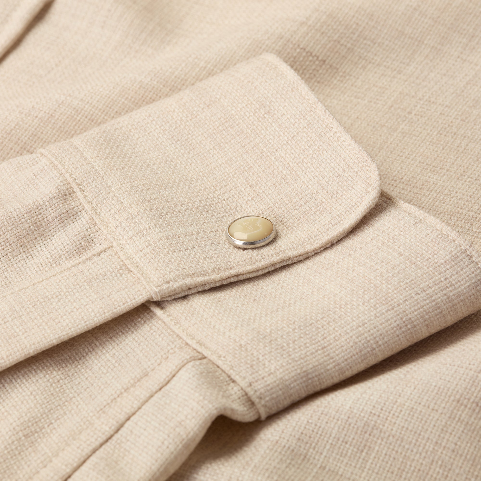 Virgin Wool Light Overshirt Marco Pescarolo - Mandelli UK