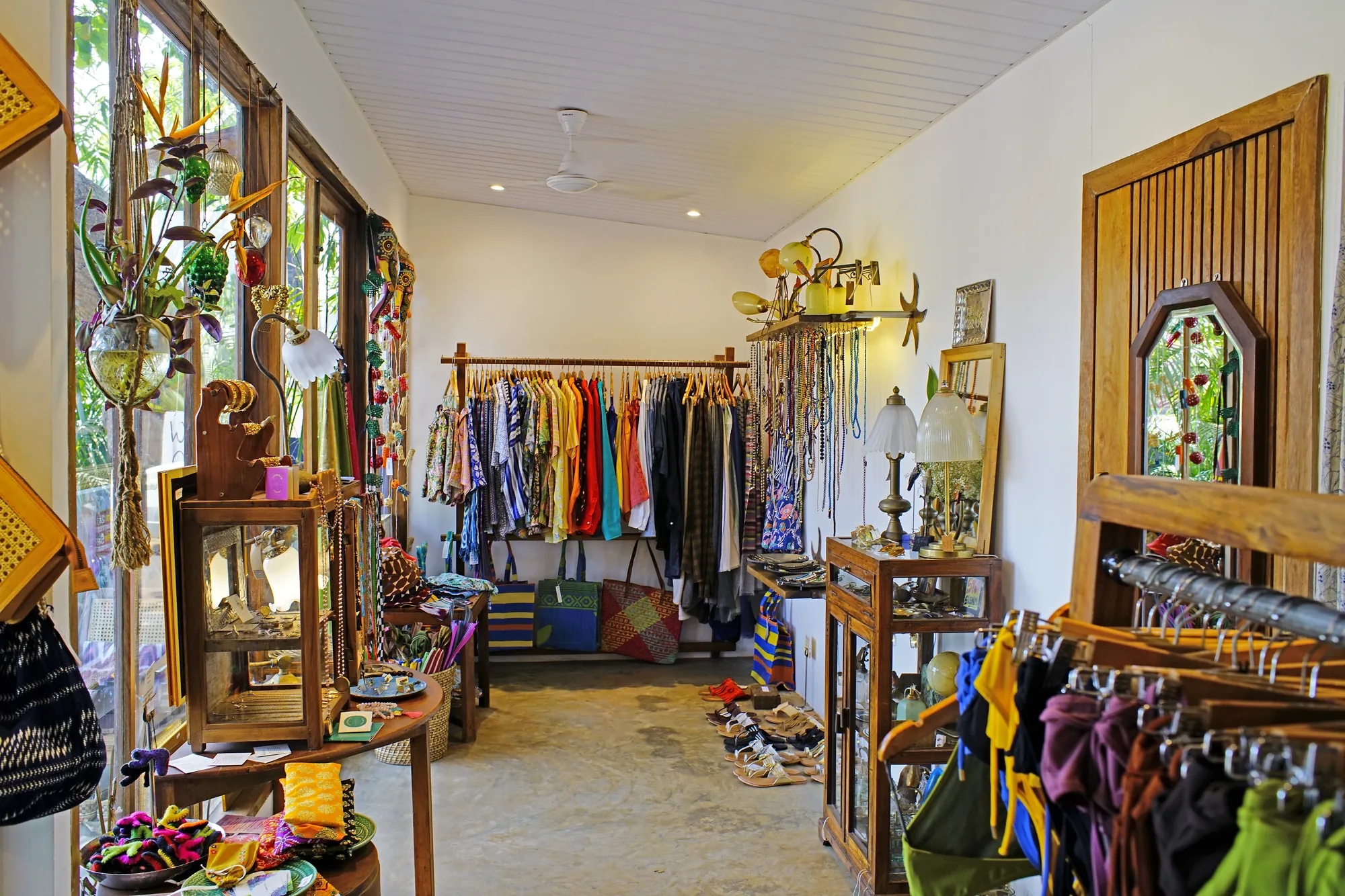 Inside Jaali Boutique — the shop in Patnem, South Goa