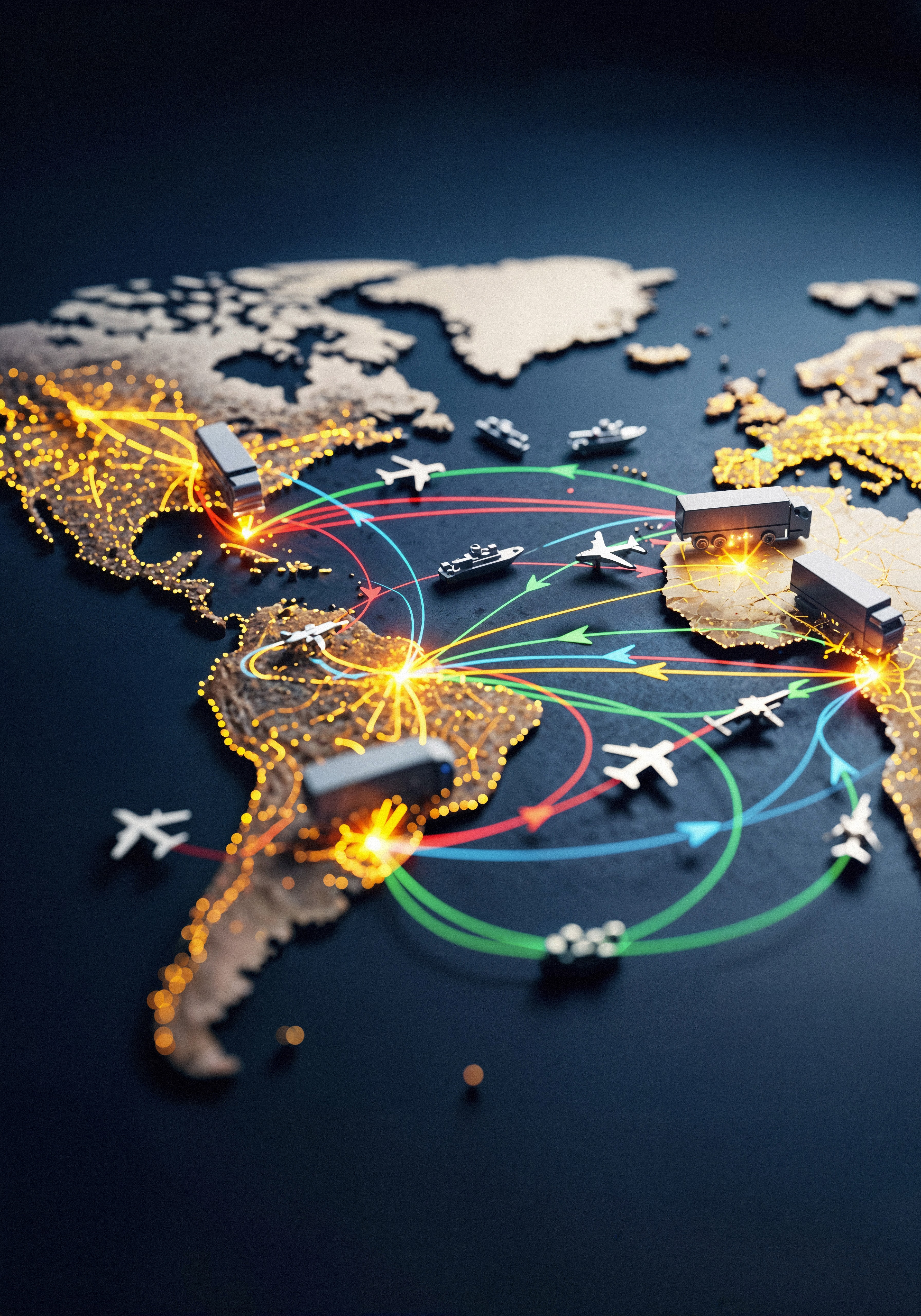 Tablet with business charts and analytics