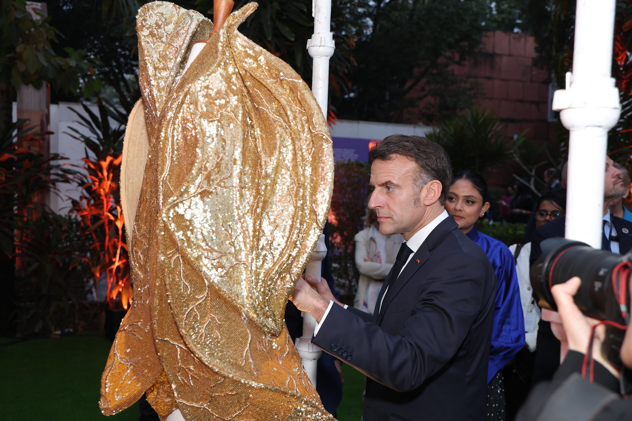 media-president-macron-visit-india