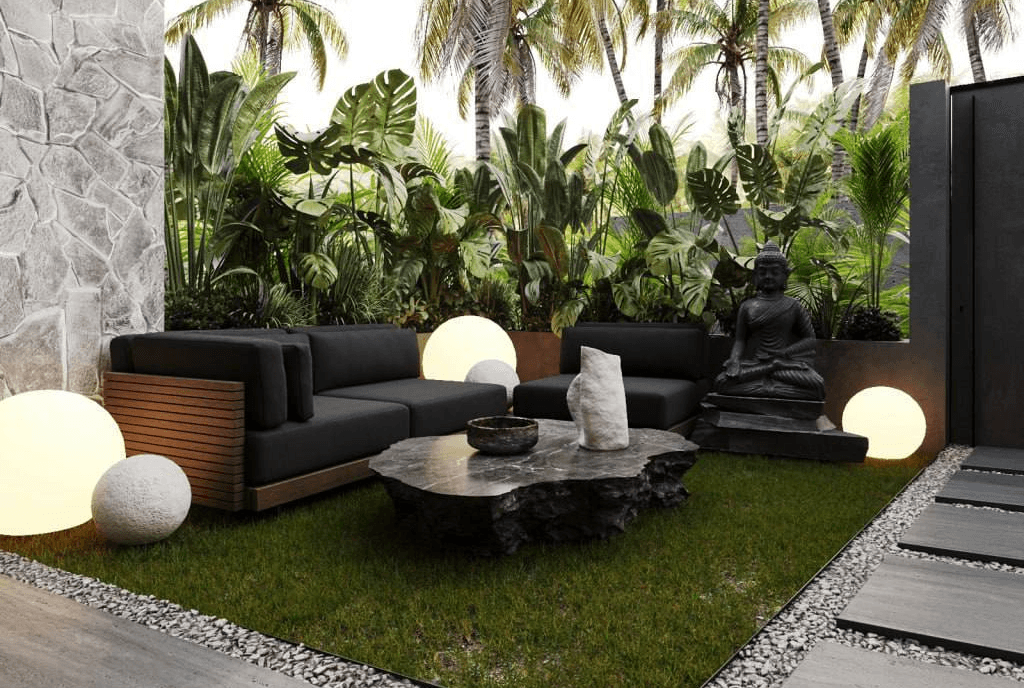 Apartment with private garden and Jungle view in Ubud in Secret by INSHI Panoramic Complex