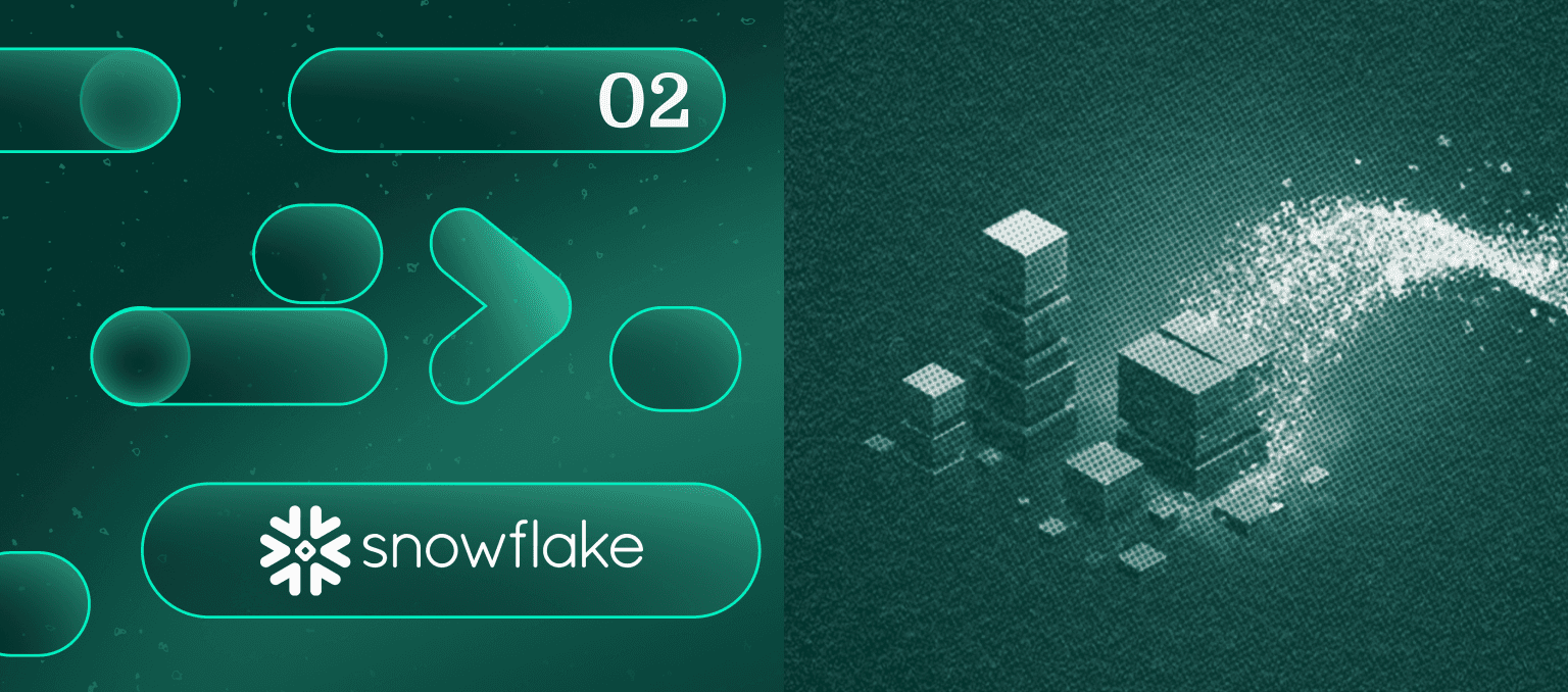 Abstract illustration of a hand managing data on a mobile device, with heart and lung icons representing healthcare marketing automation.