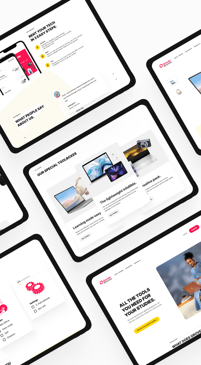 Ipad mockups, student photo