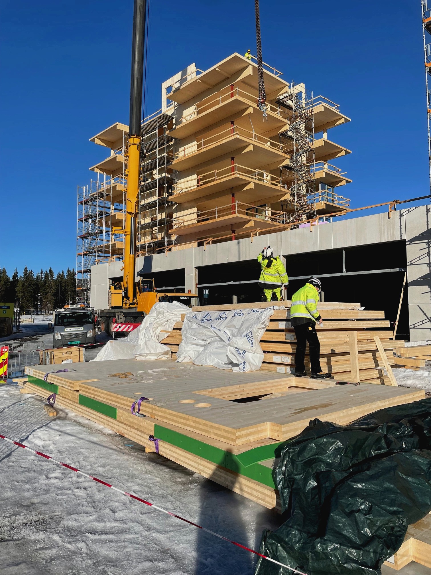 Sentrumsutvikling med boliger og fellesområder i Sagparken