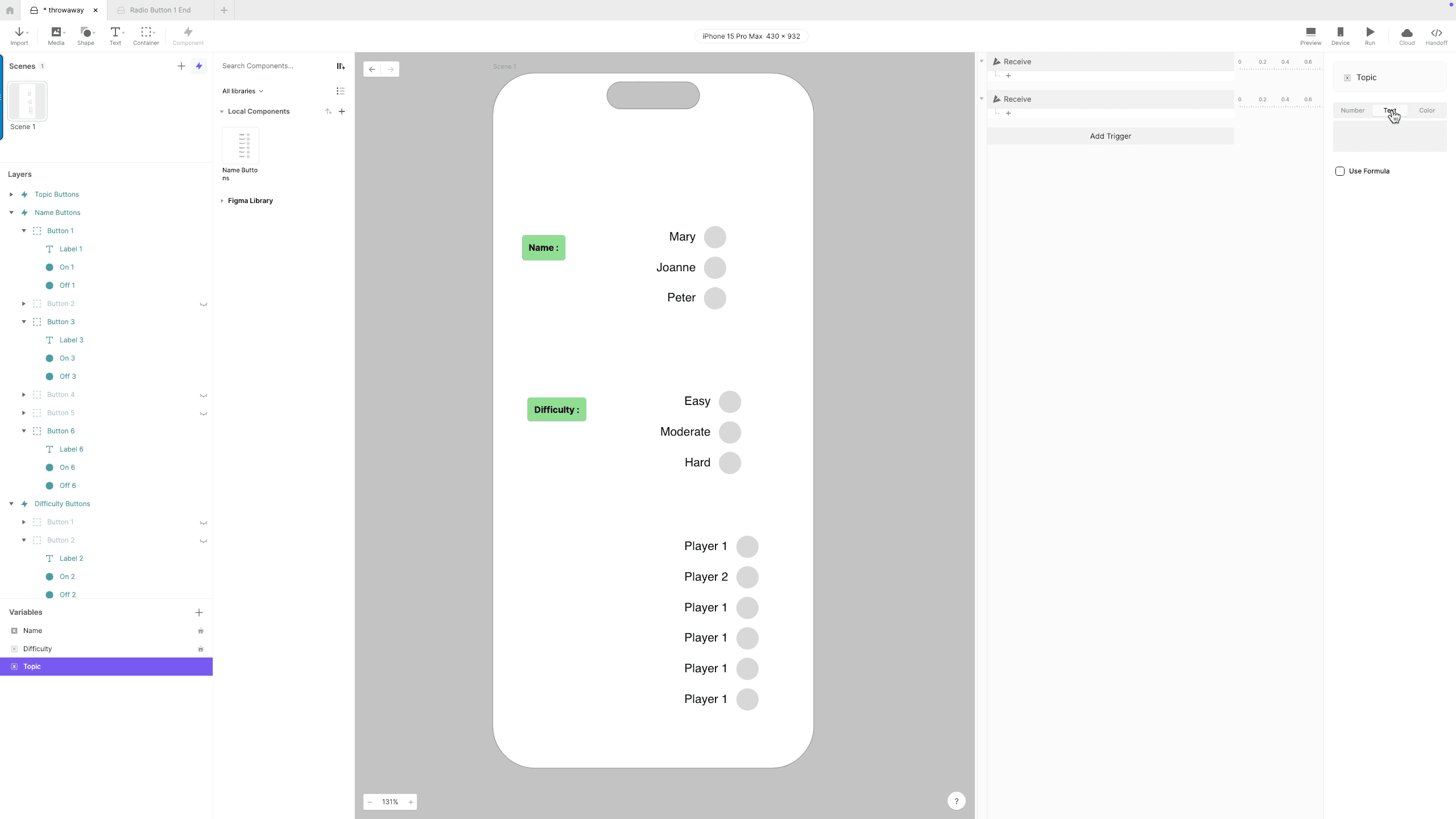 add variable for new instance