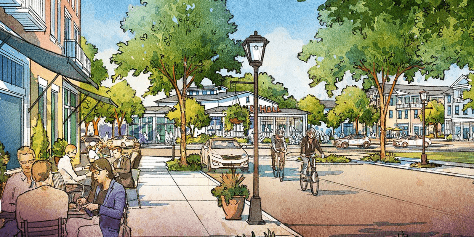 Concept of Brandon town center