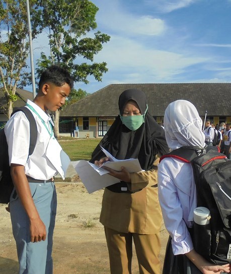 Women attending training workshops