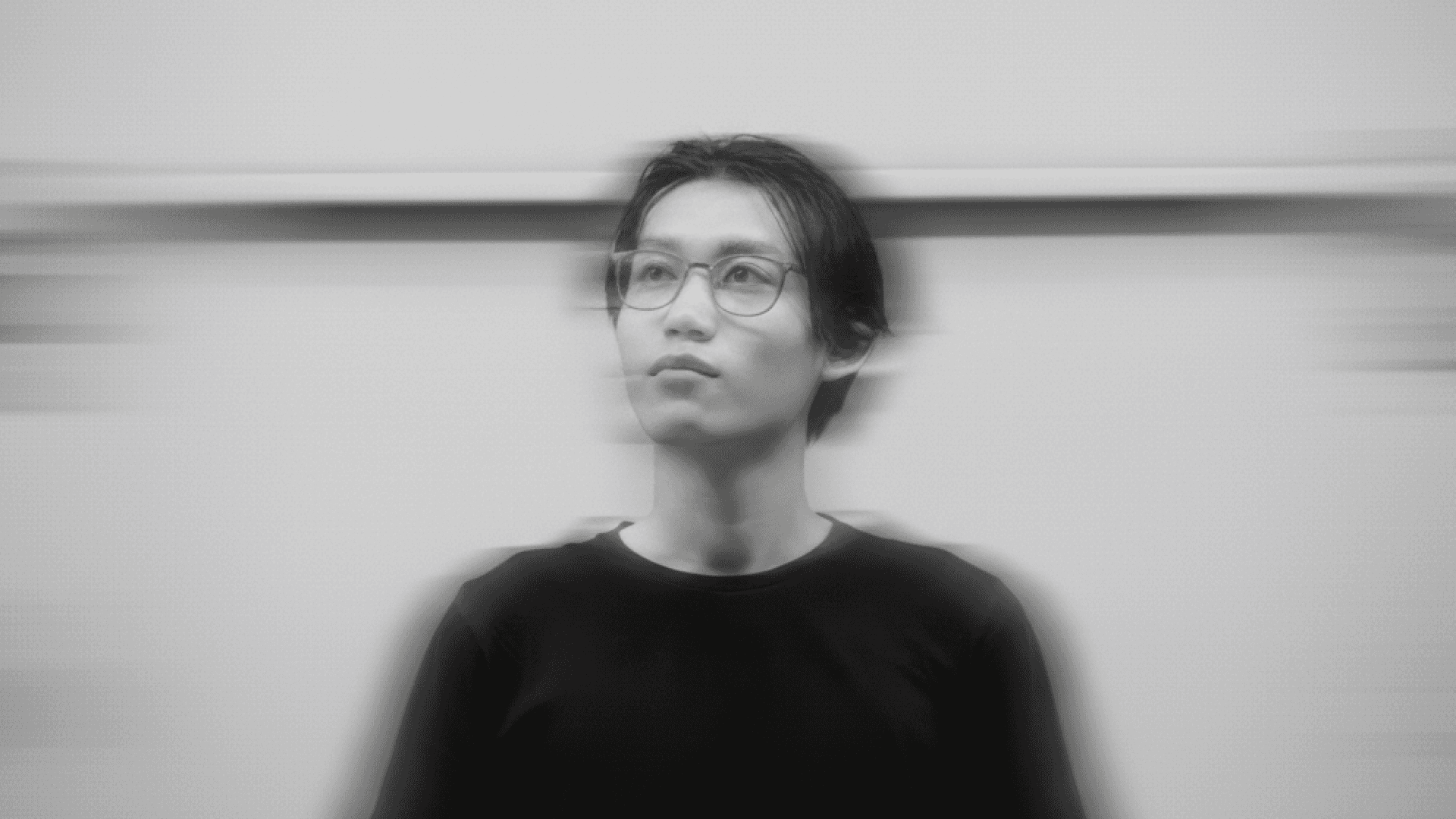 Robbi's portrait picture with black and white filter effect