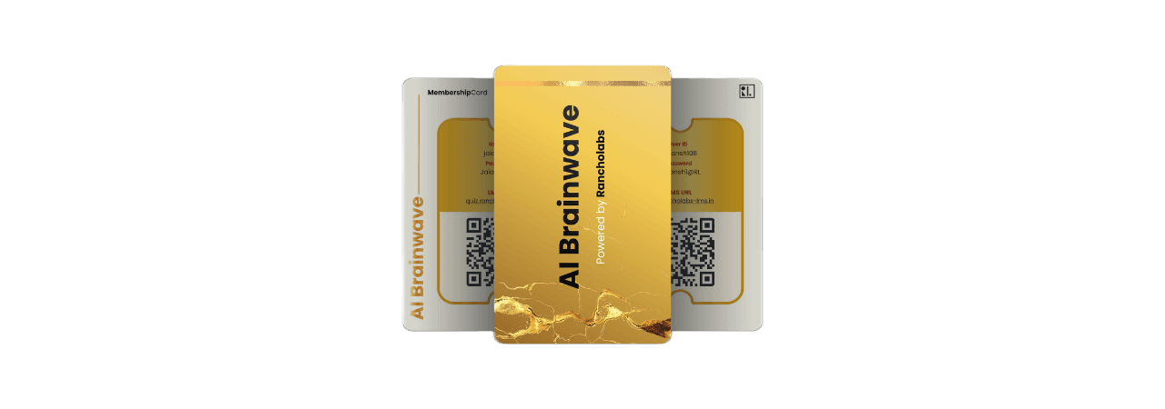 AI Brainwave membership card by Rancho Labs