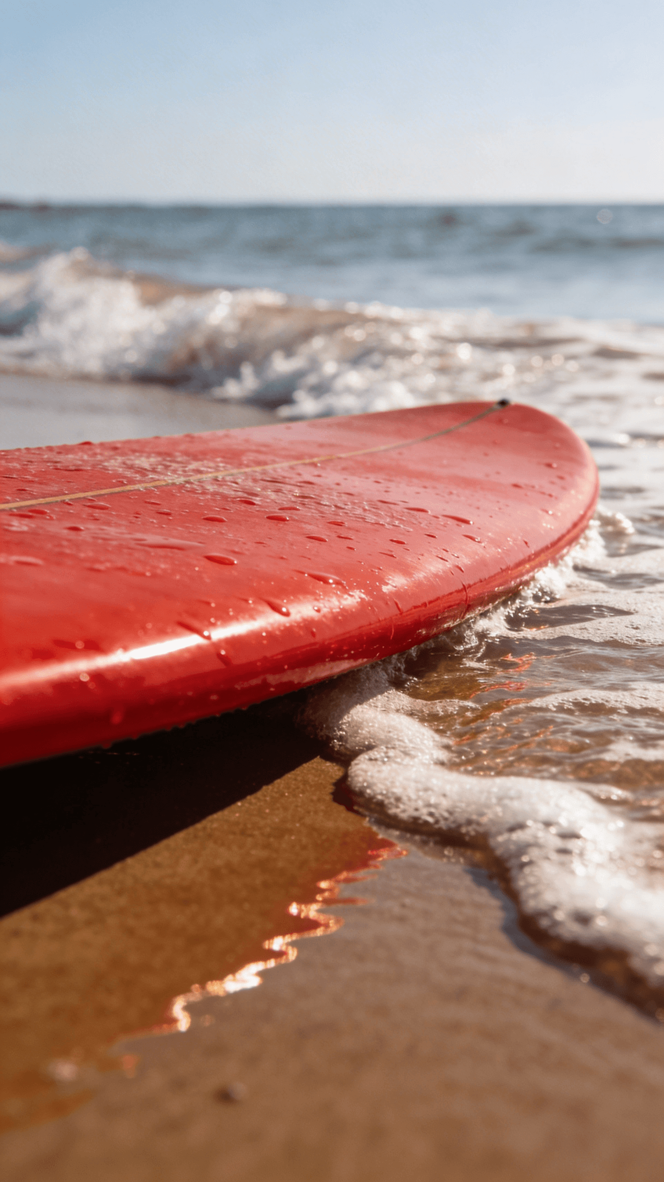 Surfboard on the beach