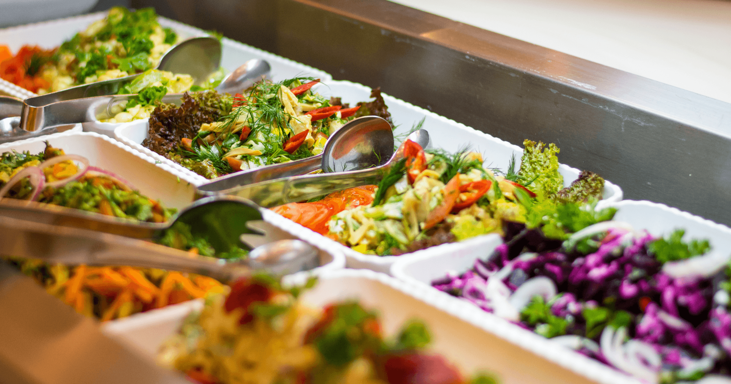 Hidangan makanan di sebuah restoran Malaysia