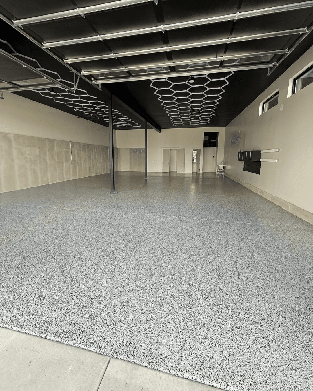 Large Utah Garage Floor Coating done by Elevated Coatings