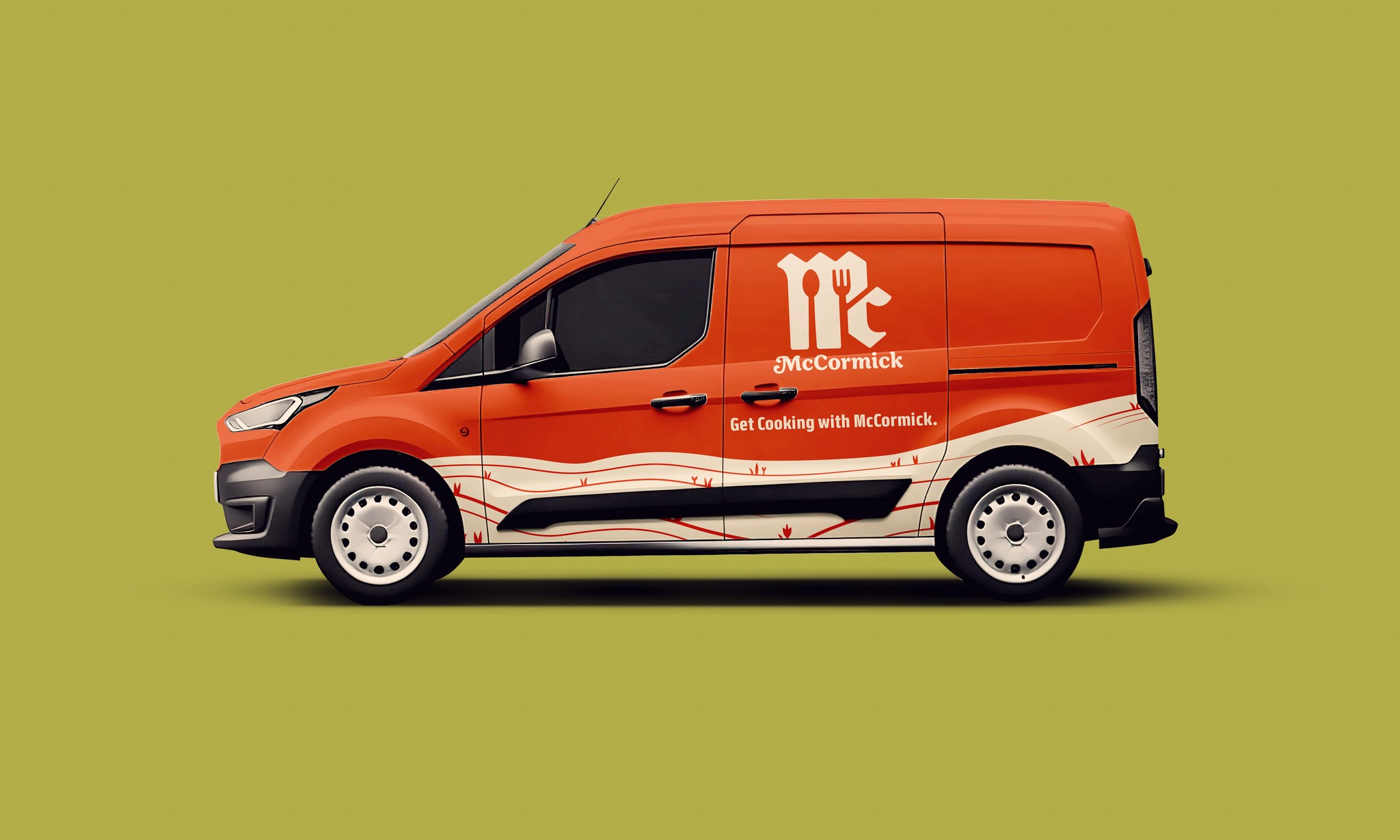McCormick meal kit delivery van.