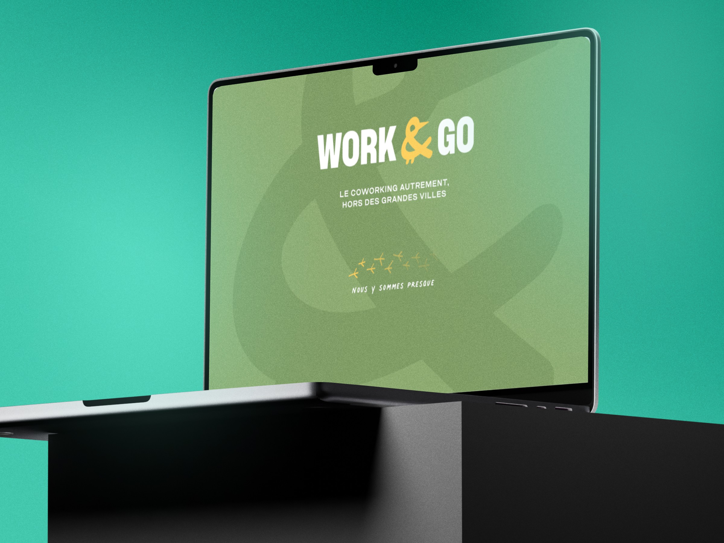 An example of the Work&Go website interface, developed by Codeska