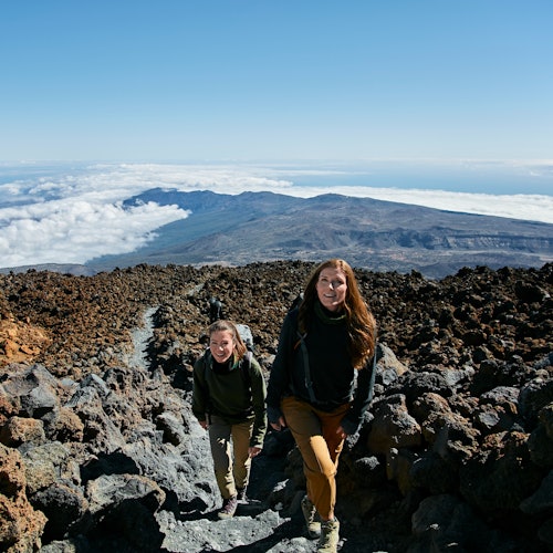 Mount Teide zirvesine yürüyüş