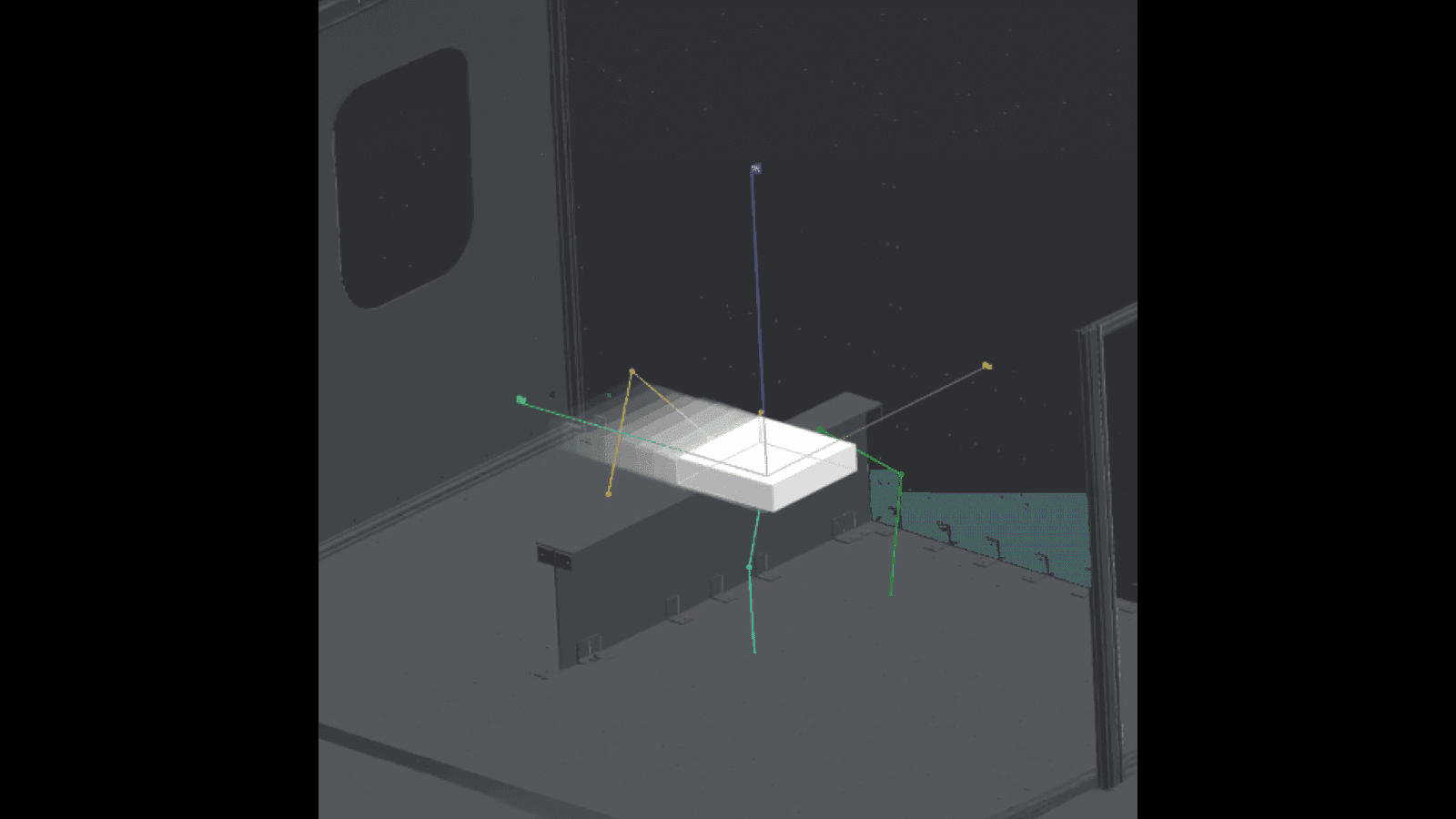 Tracking the robot's position in real time inside a structure. Source: Diden Robotics website