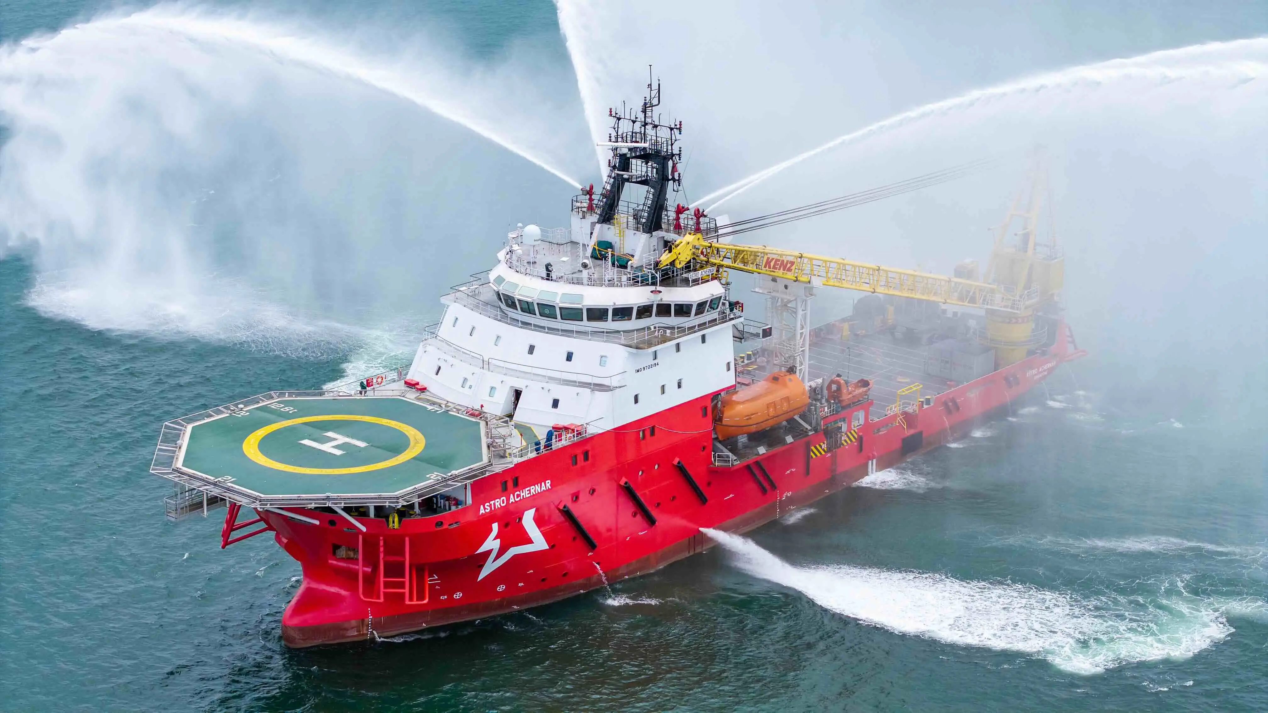 a tugboat in the water