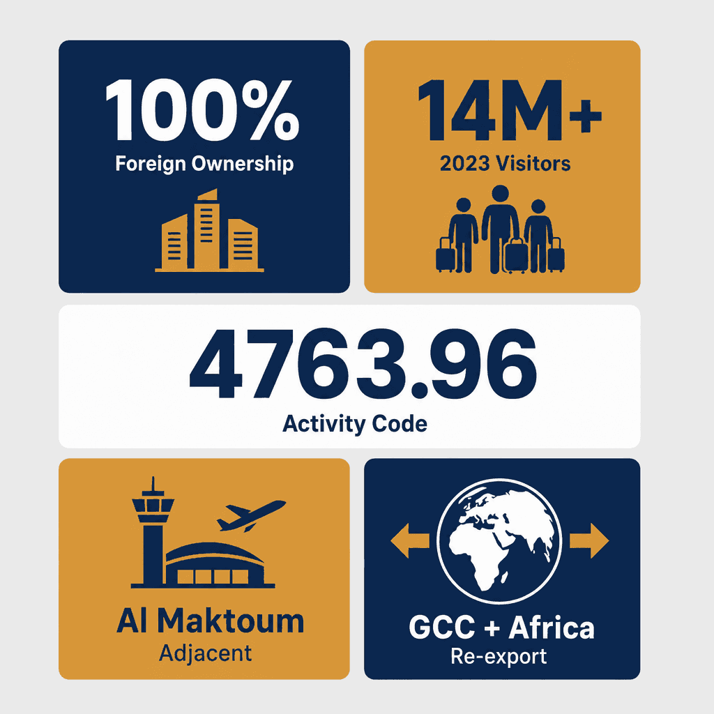 Infographic: Camping Requisites Trading License in Dubai