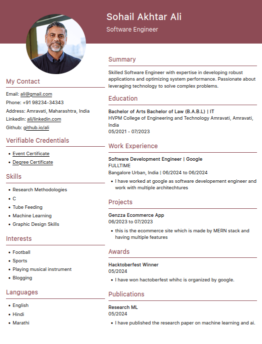 Free Resume Templates