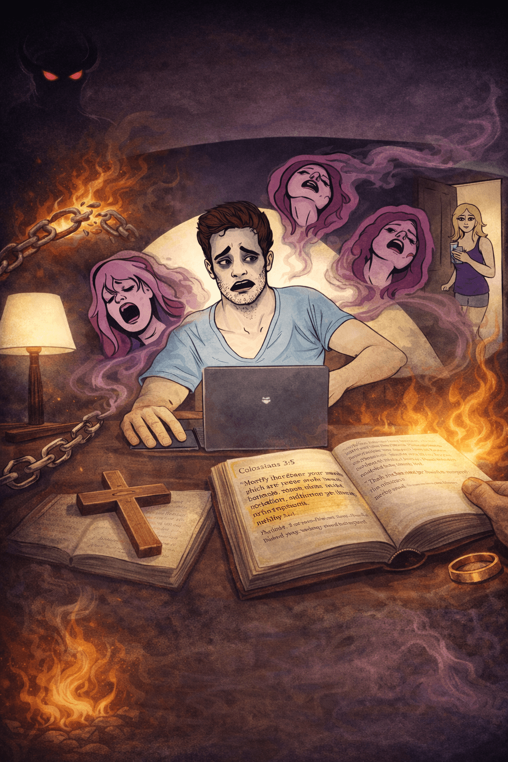 struggling with the temptation of sin