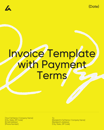 Invoice Template with Payment Terms