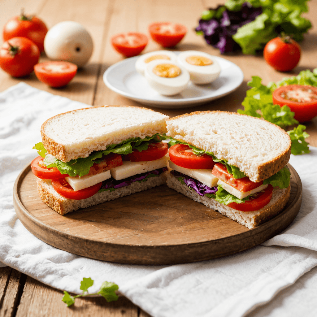 product photography of sandwich