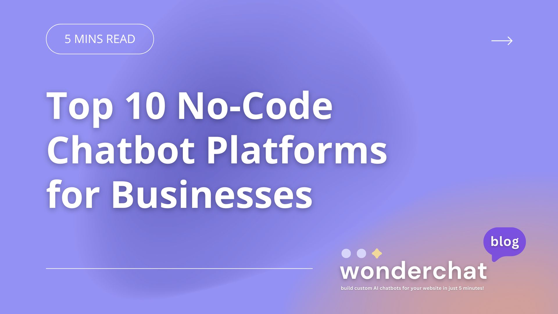 Top 10 No-Code Chatbot Platforms for Businesses