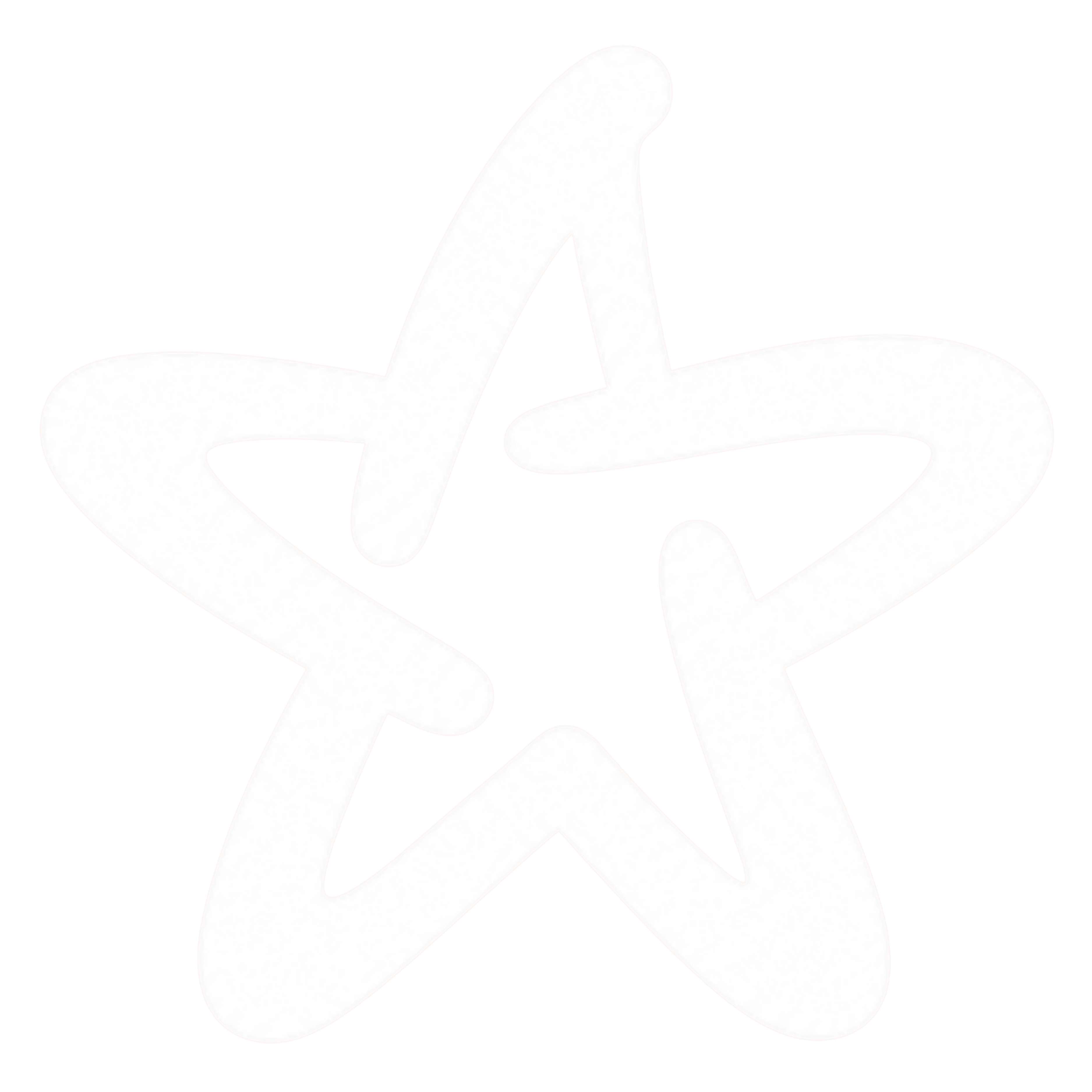 A simple, cute illustration of a smiling planet with rings, resembling Saturn, drawn in a white sketch style against a gray background.