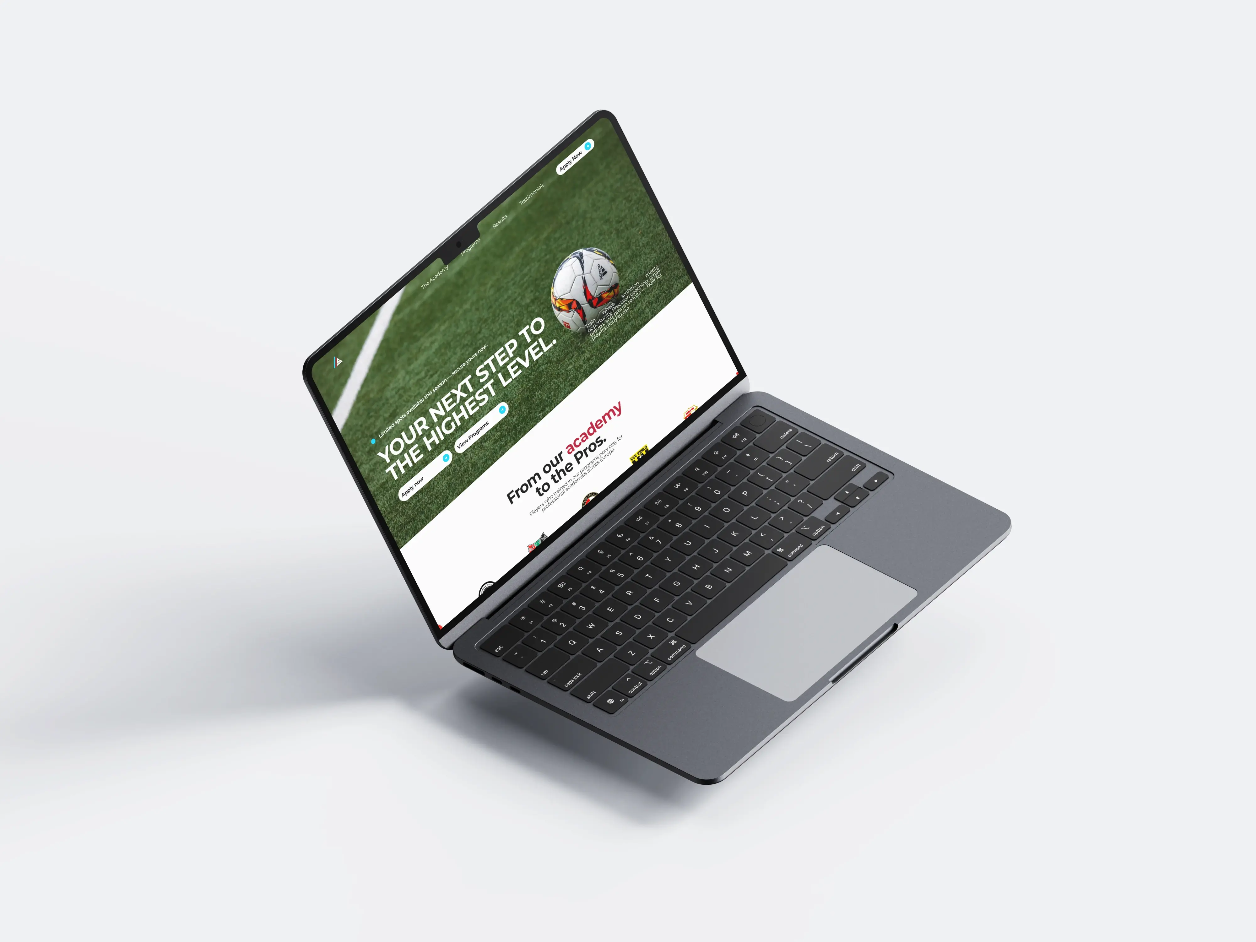 Halberg Academy Hero Mockup