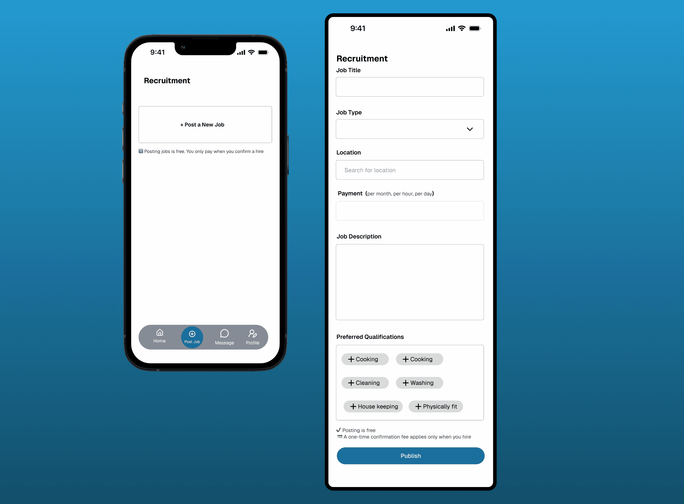 a cell phone on a table