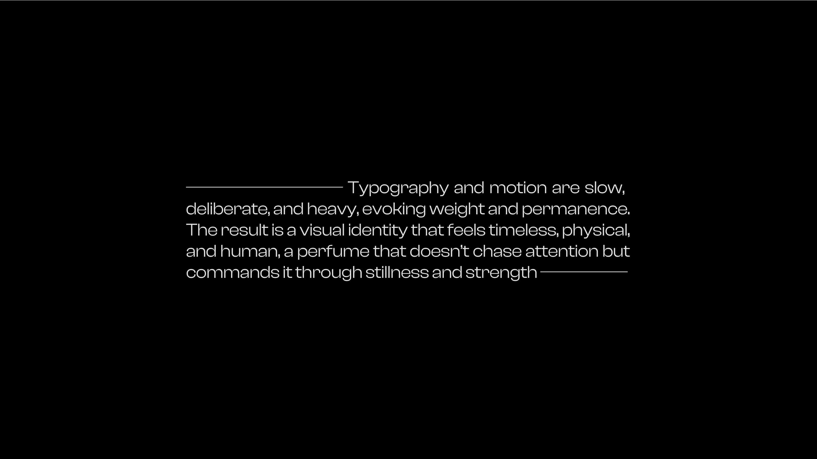Magma title layout with minimalist typography
