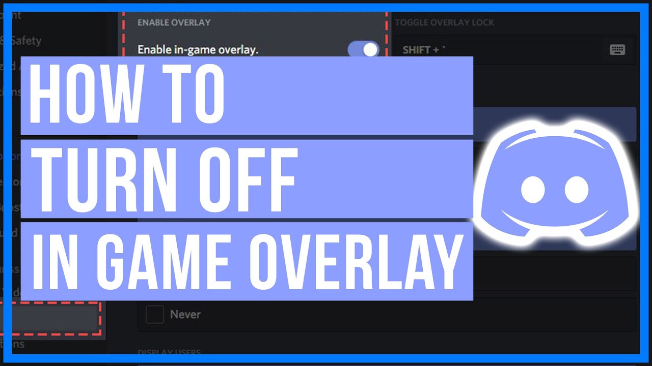how to turn off discord overlay