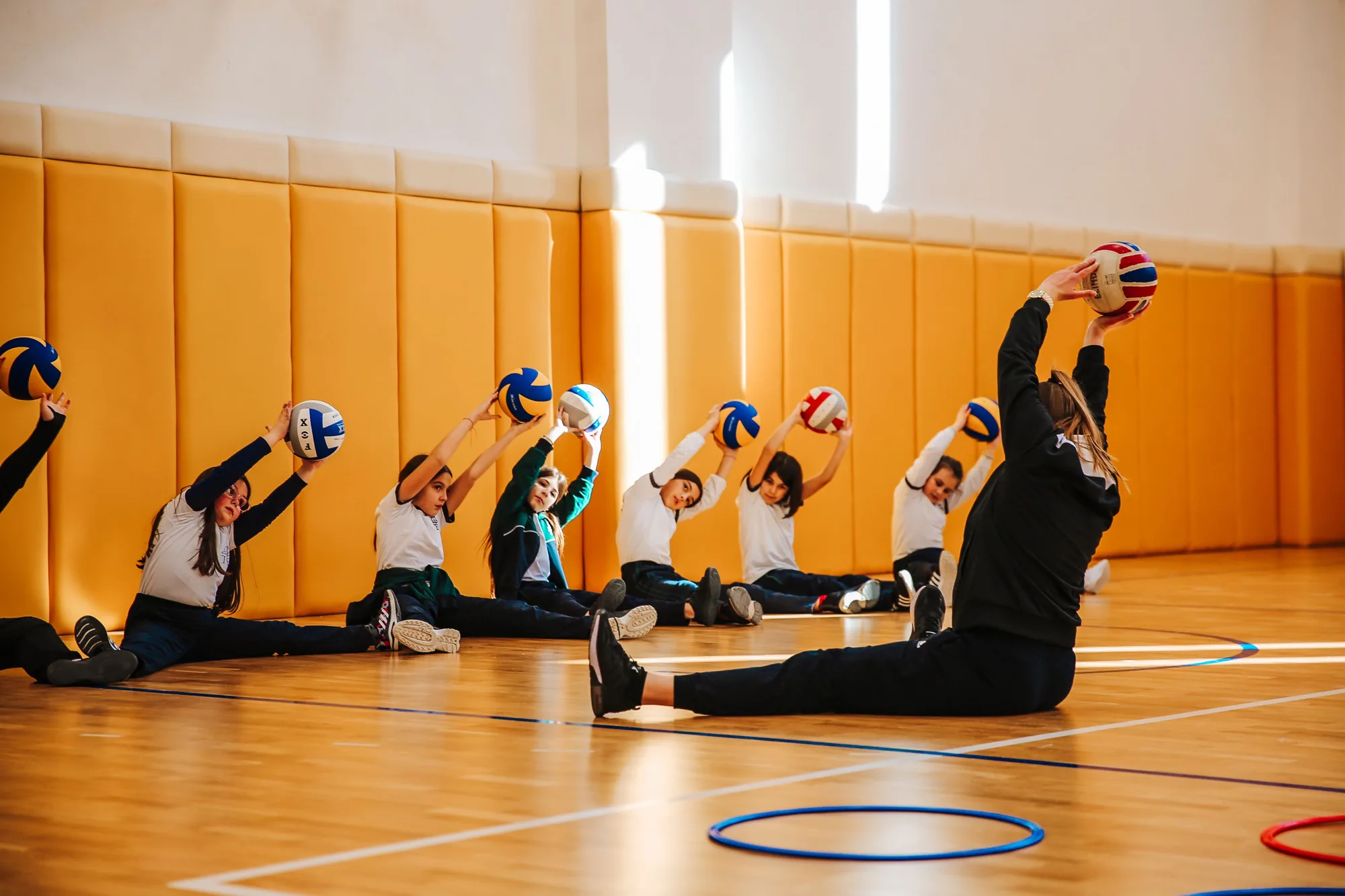 School interior fit-out Dubai – sports hall