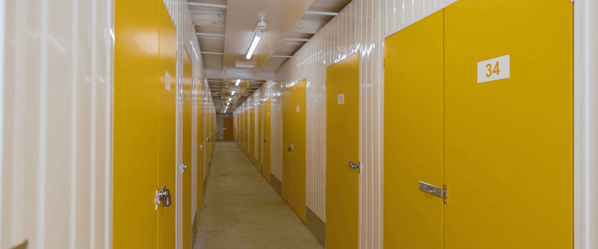 Egg Box Self Storage hallway