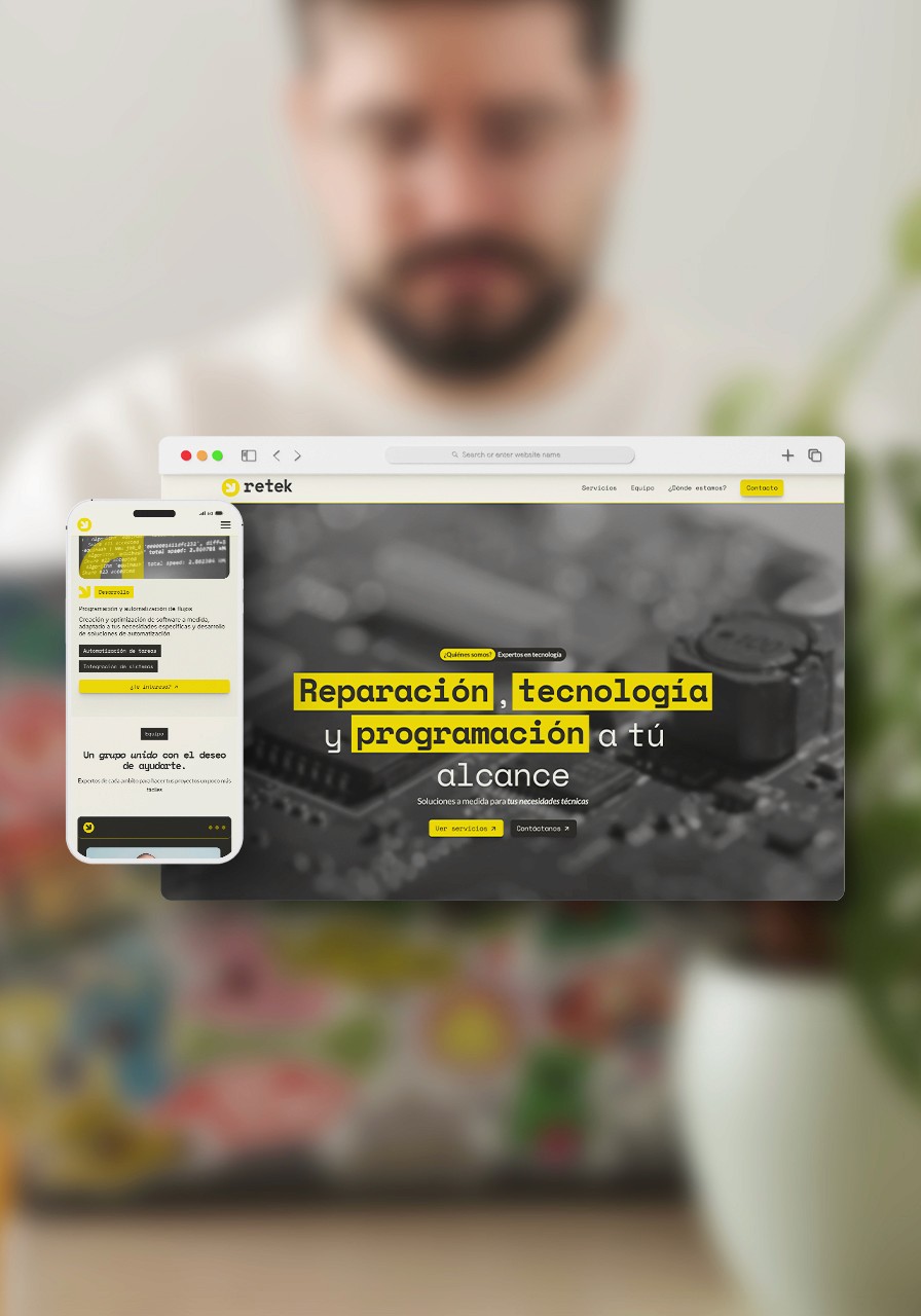 Mockups de página web
