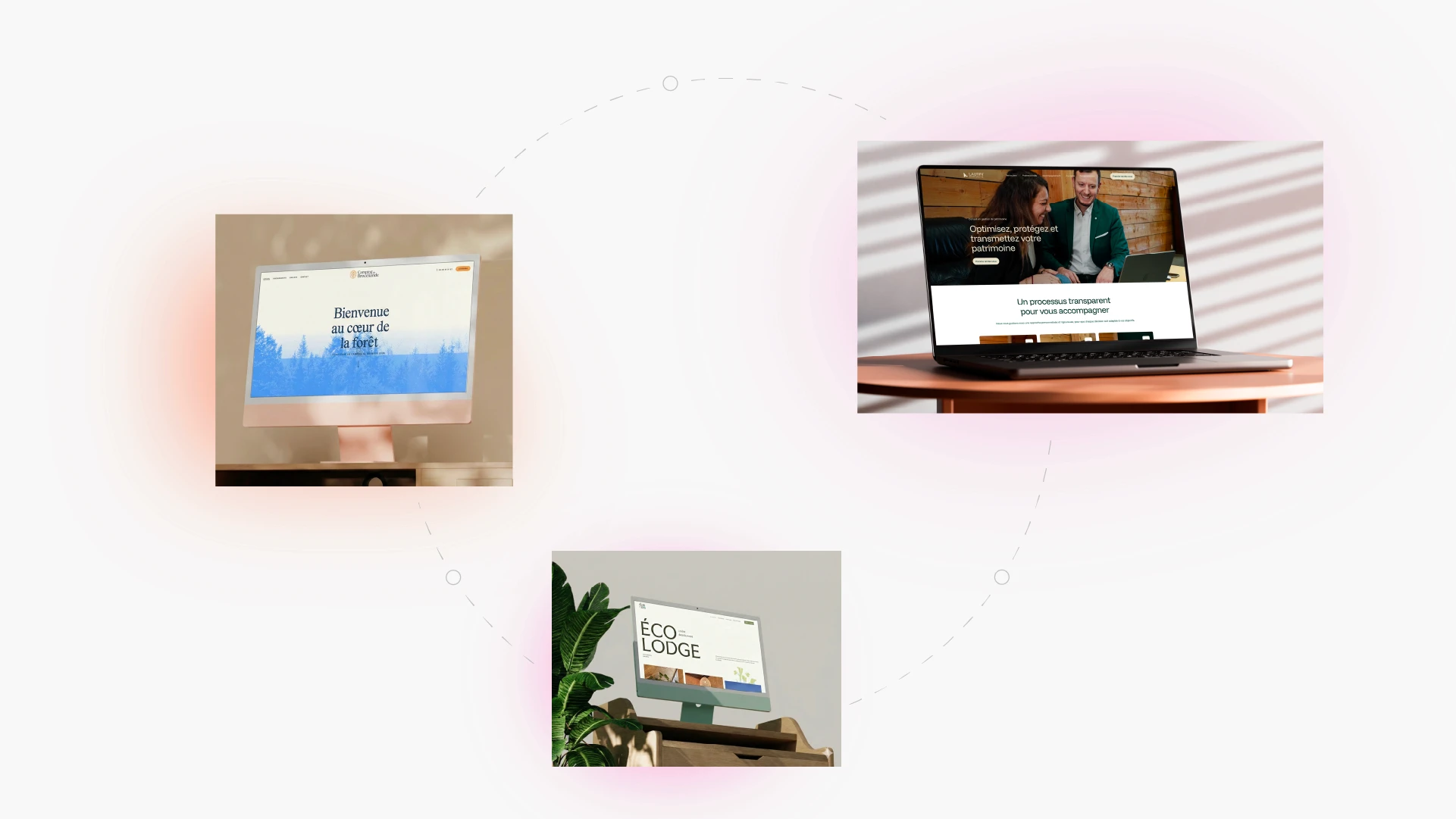 Exemple de site internet réalisés chez expone