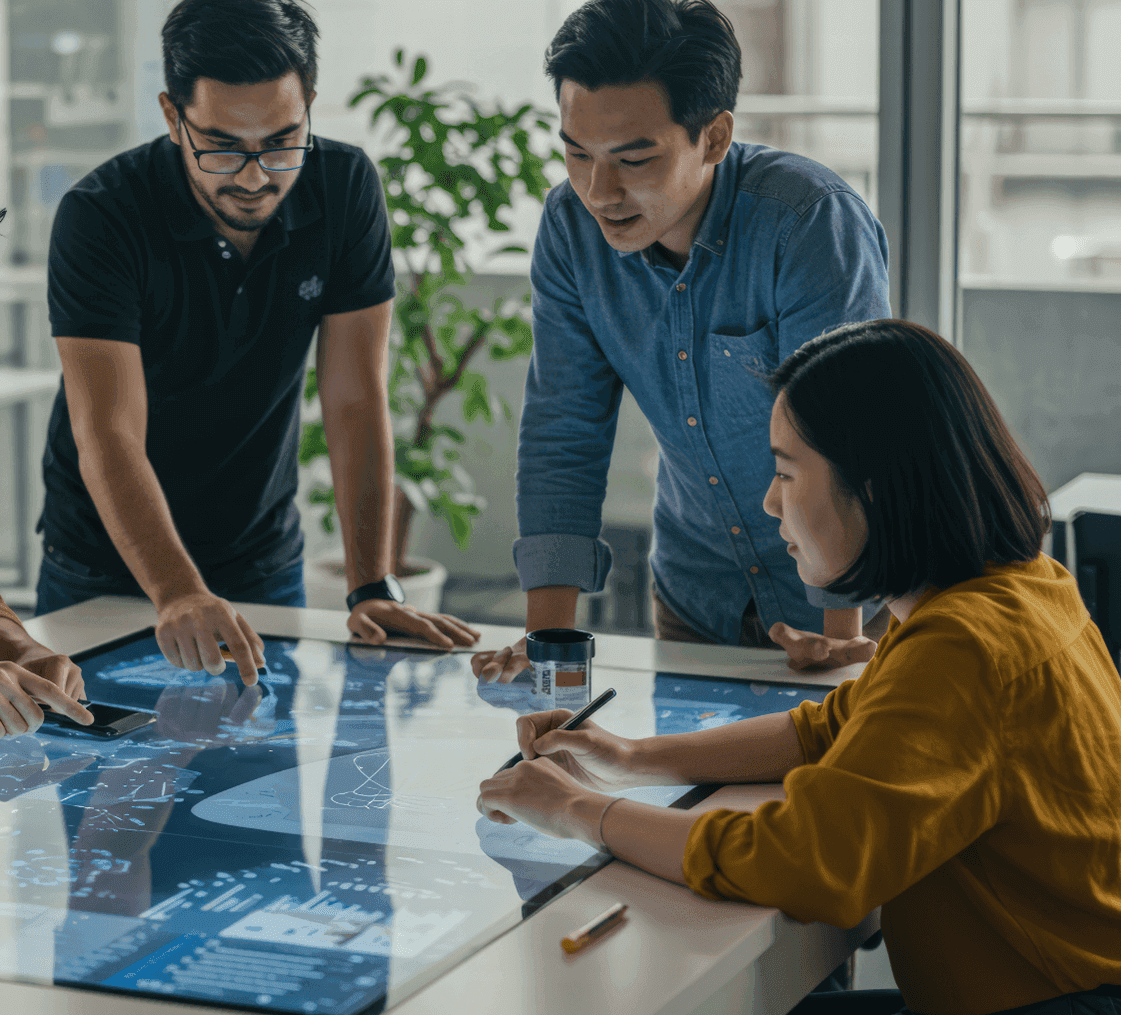 Photo of a company team