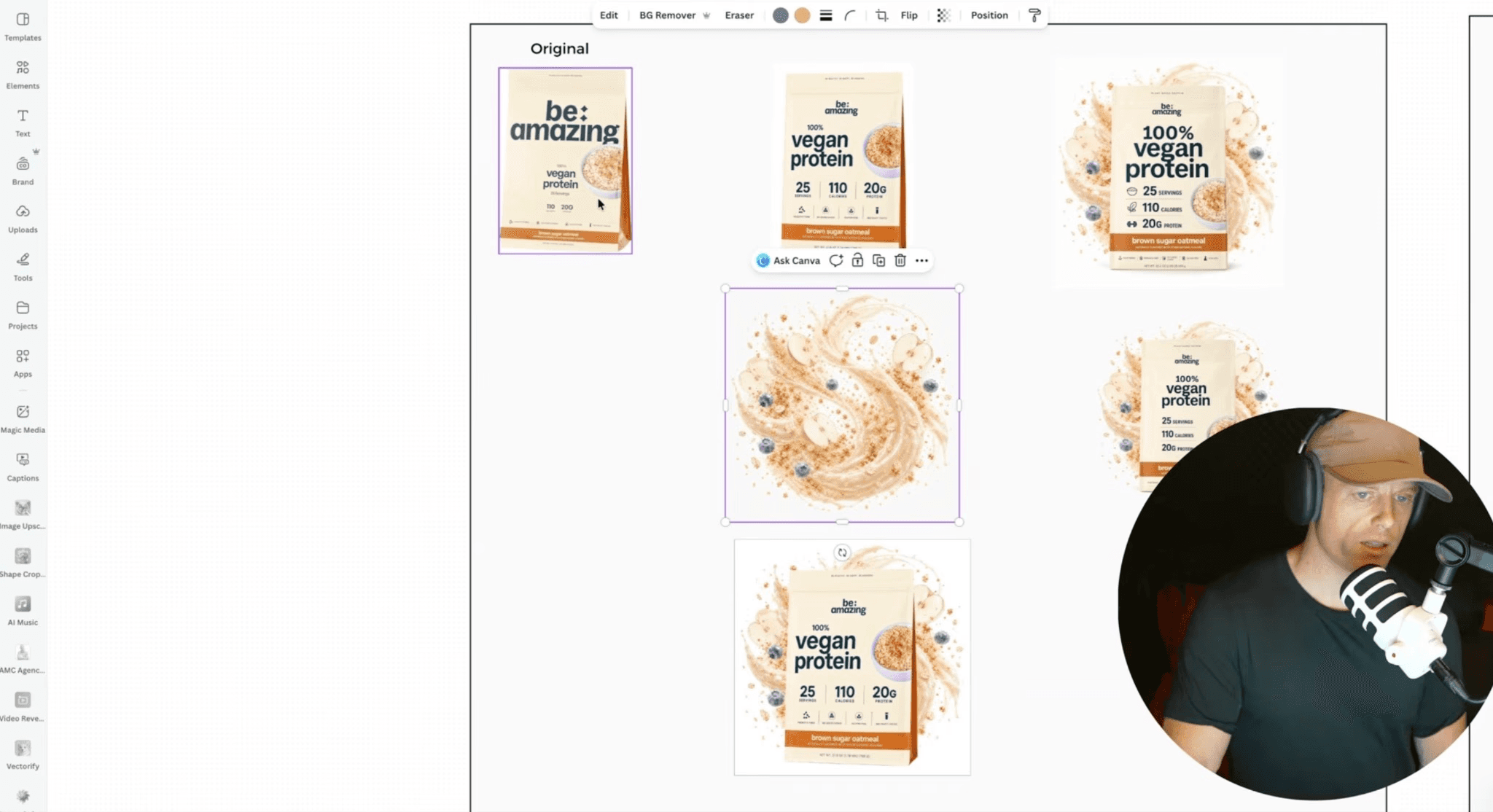 Image versions for A/B Test in Amazon
