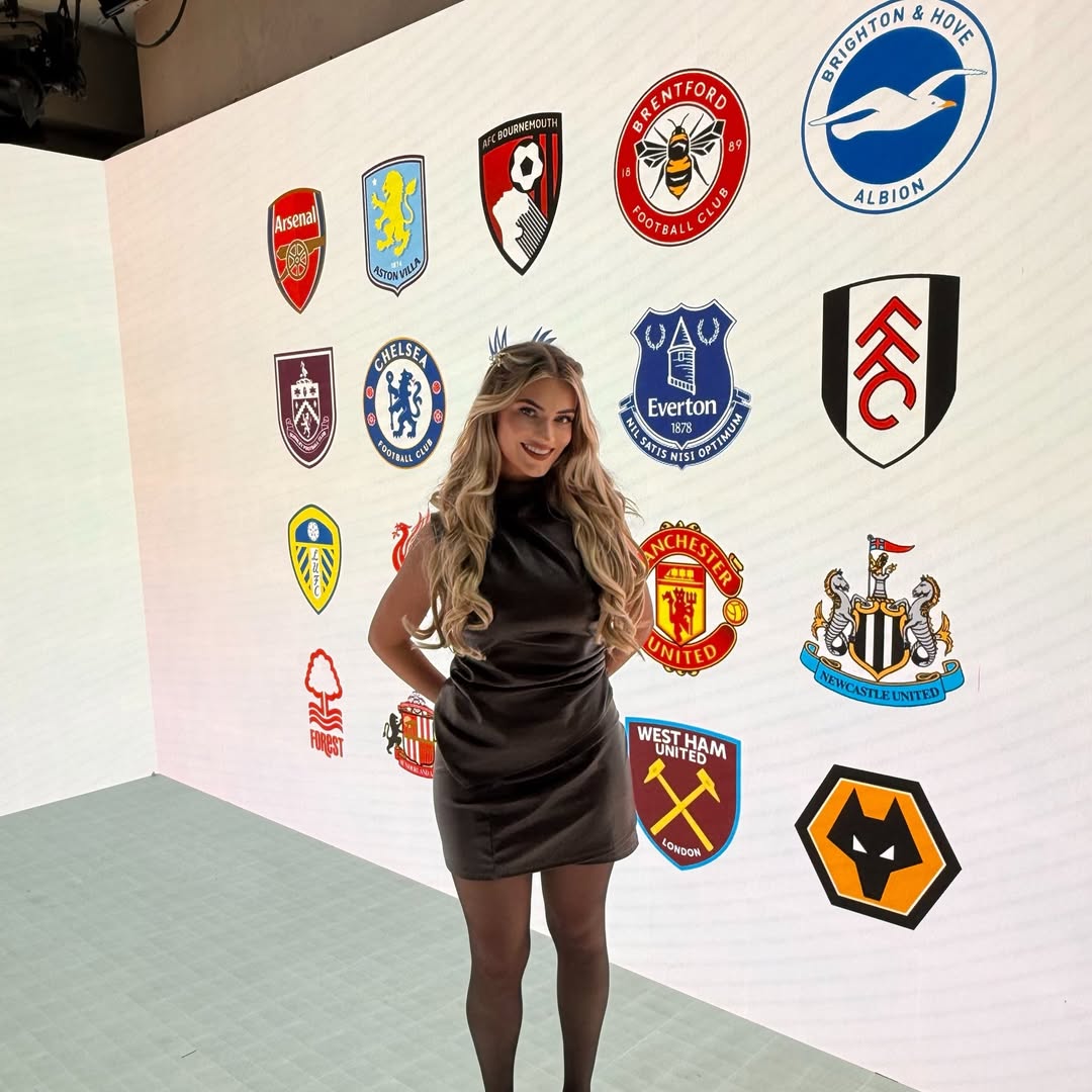 Amy Rose with the Global Football Creator Agency