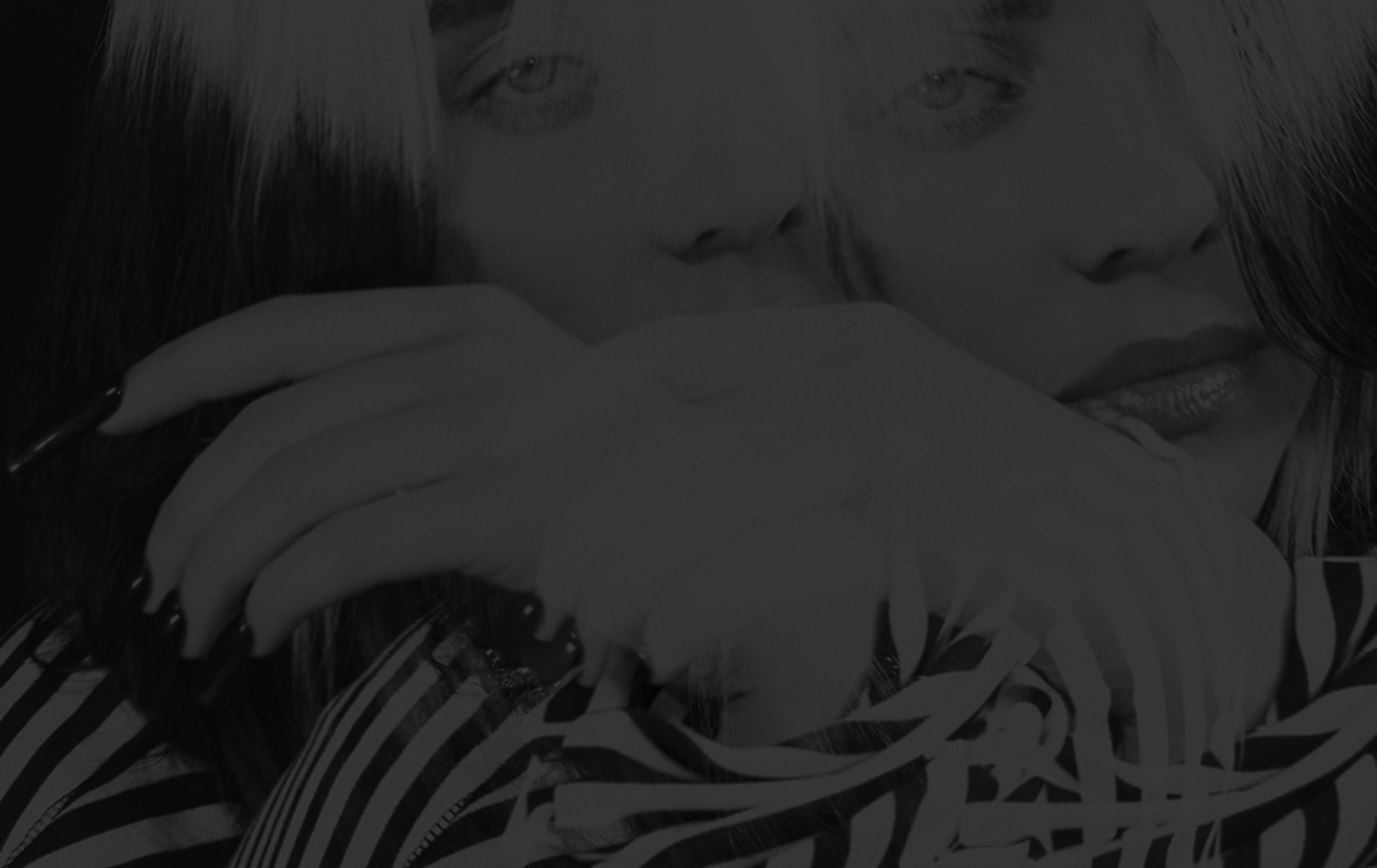Background photo of Billie EIlish
