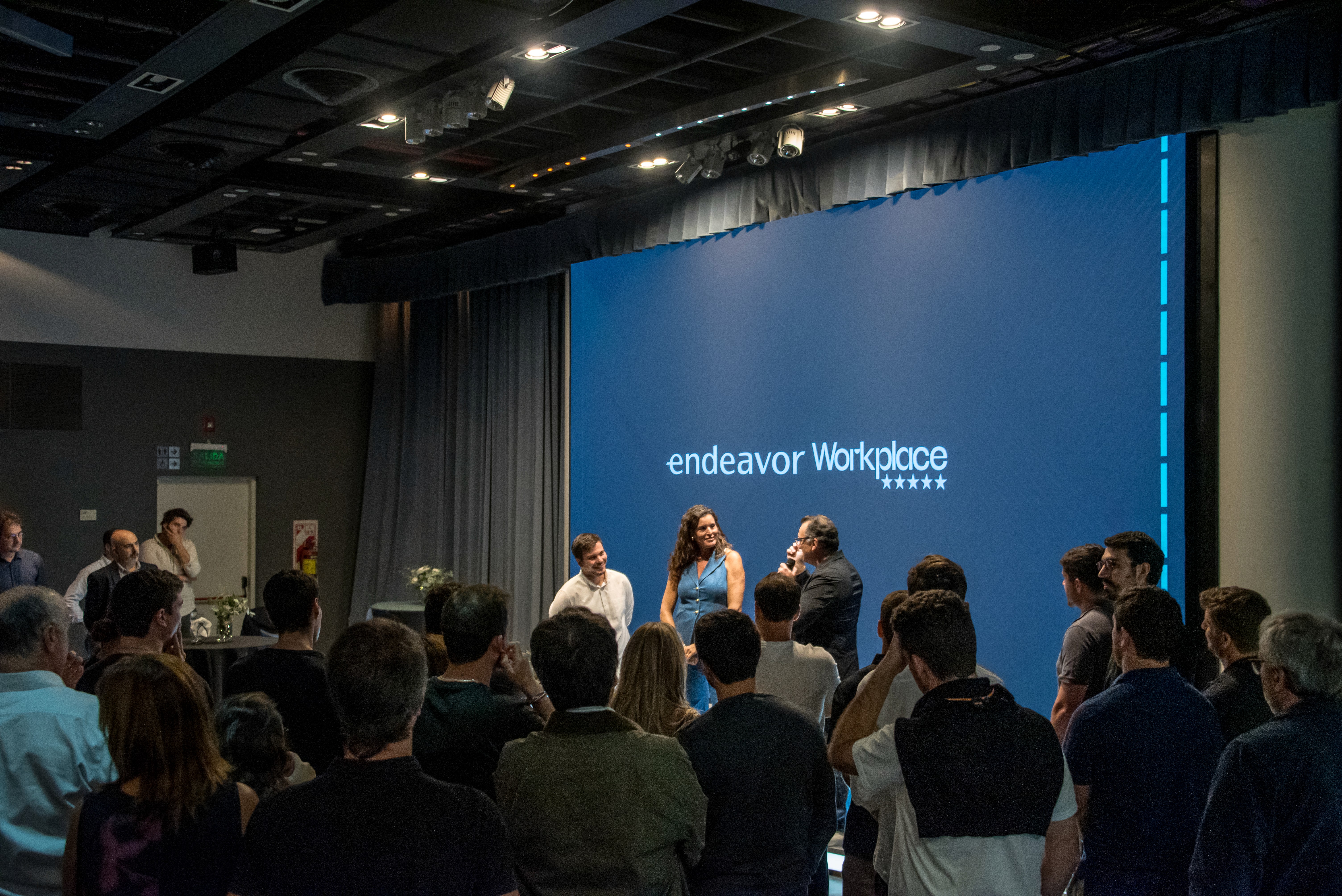 a rack of servers in a server room