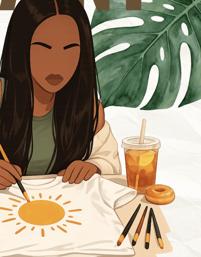 A man playing a drum in front of a group of people