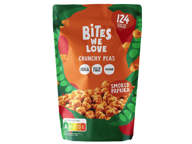 Healthy crunchy peas snack for eco-friendly corporate gifting