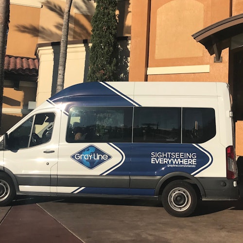 The Gray Line Orlando- Transportation van