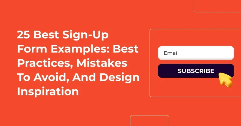 Sign-Up Form Examples: 25+ Best Examples & Tips — Claspo.io
