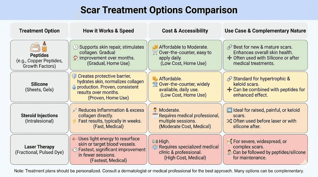 peptides for scars best