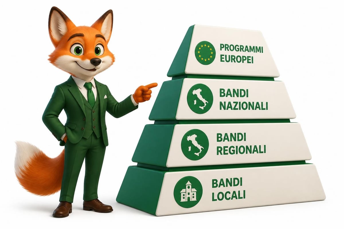 Livelli istituzionali dei bandi imprese