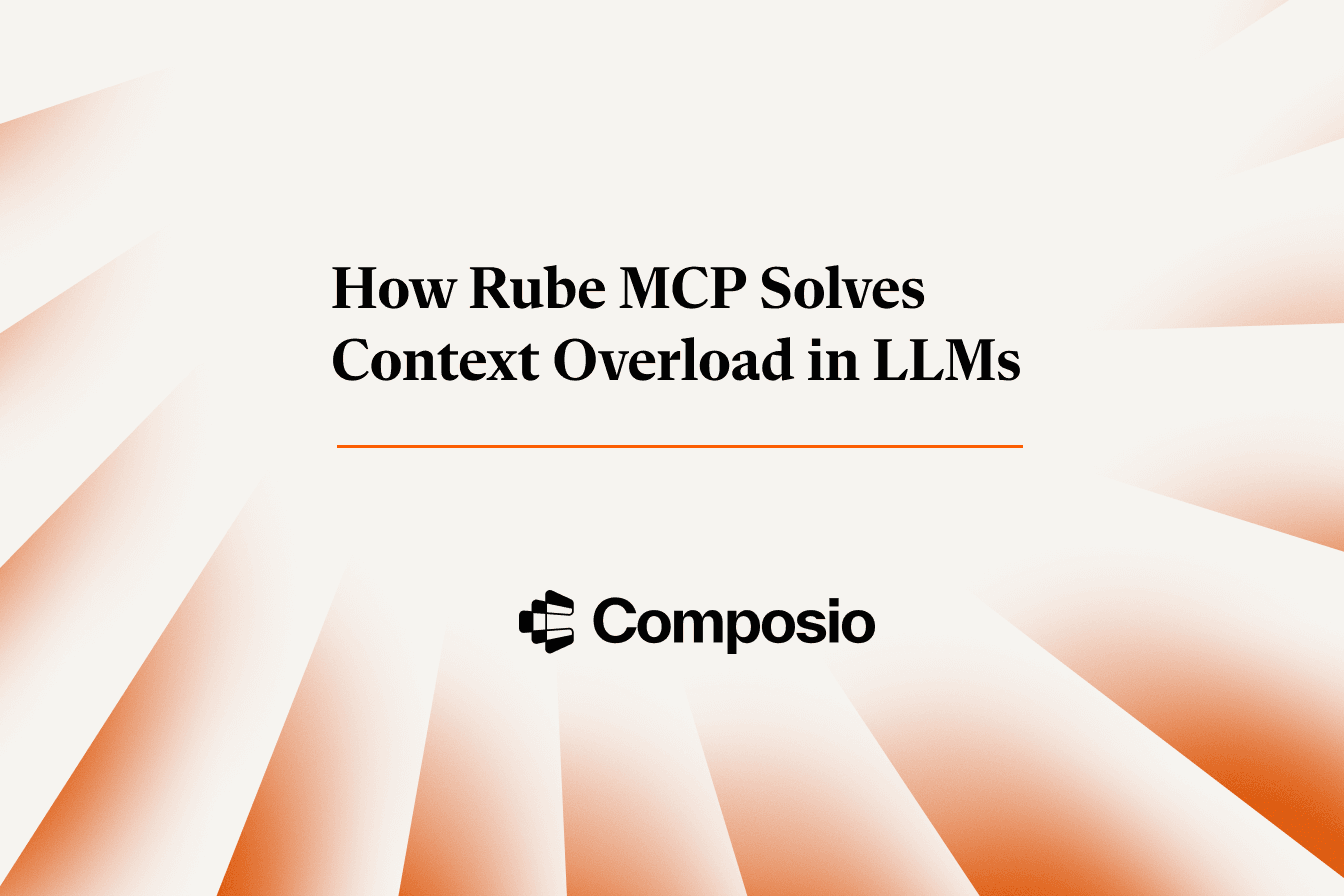 Hero image for Composio's blog post reviewing the top 5 Unified API platforms for AI agents in 2026. The image features large black text "The Top 5 Unified API Platforms for AI Agents 2026 Review" and the Composio logo against a light blue gradient background with abstract red and orange textured geometric graphics.