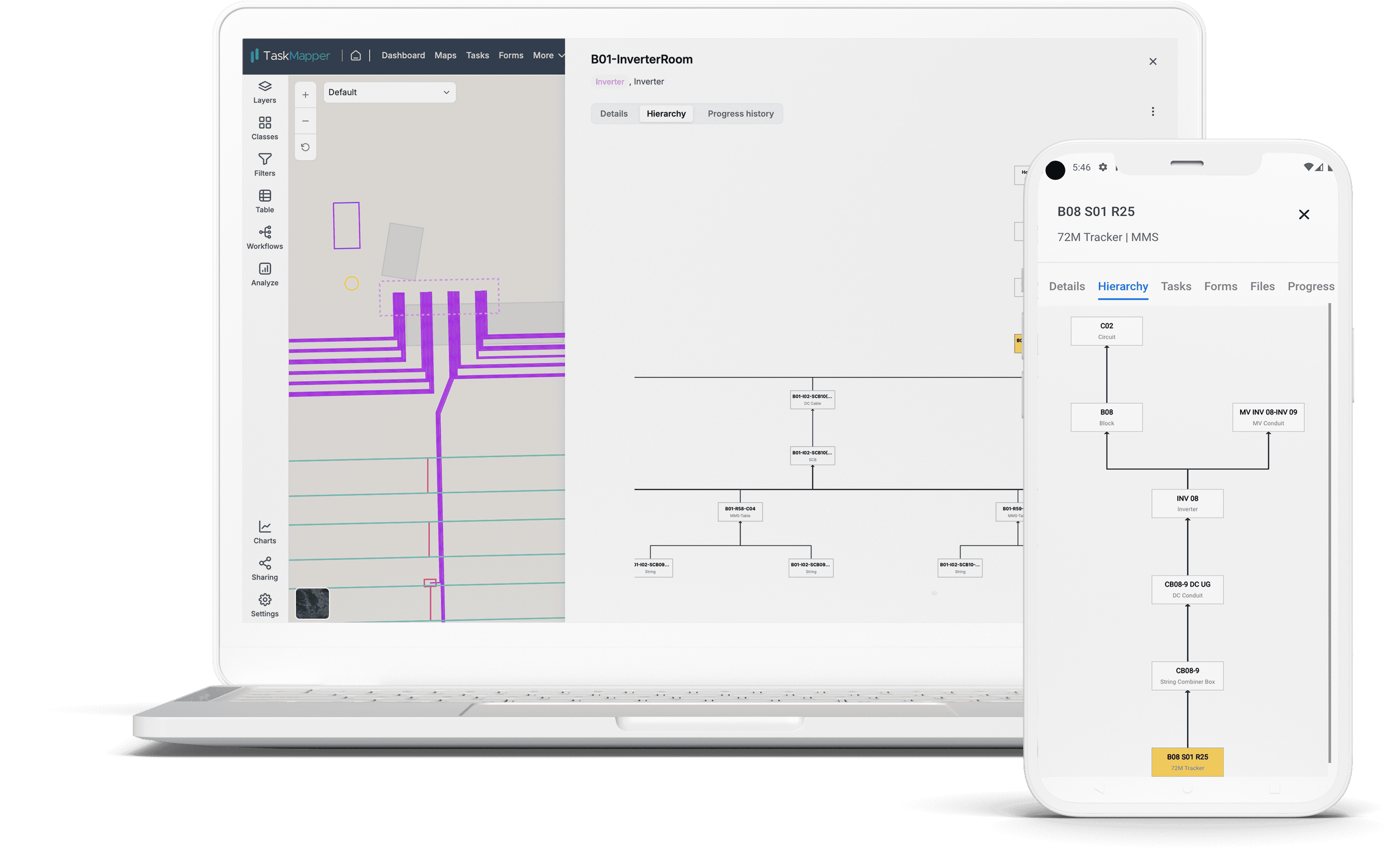 TaskMapper: Digital-twin-based system model that geotags and centralizes component-level data from multiple sources