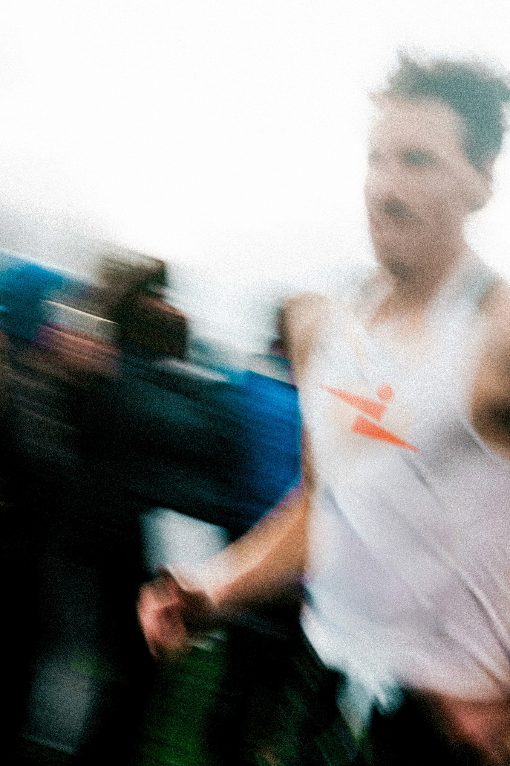 Minimalist side profile with moonlit background